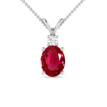 White Gold - Ruby