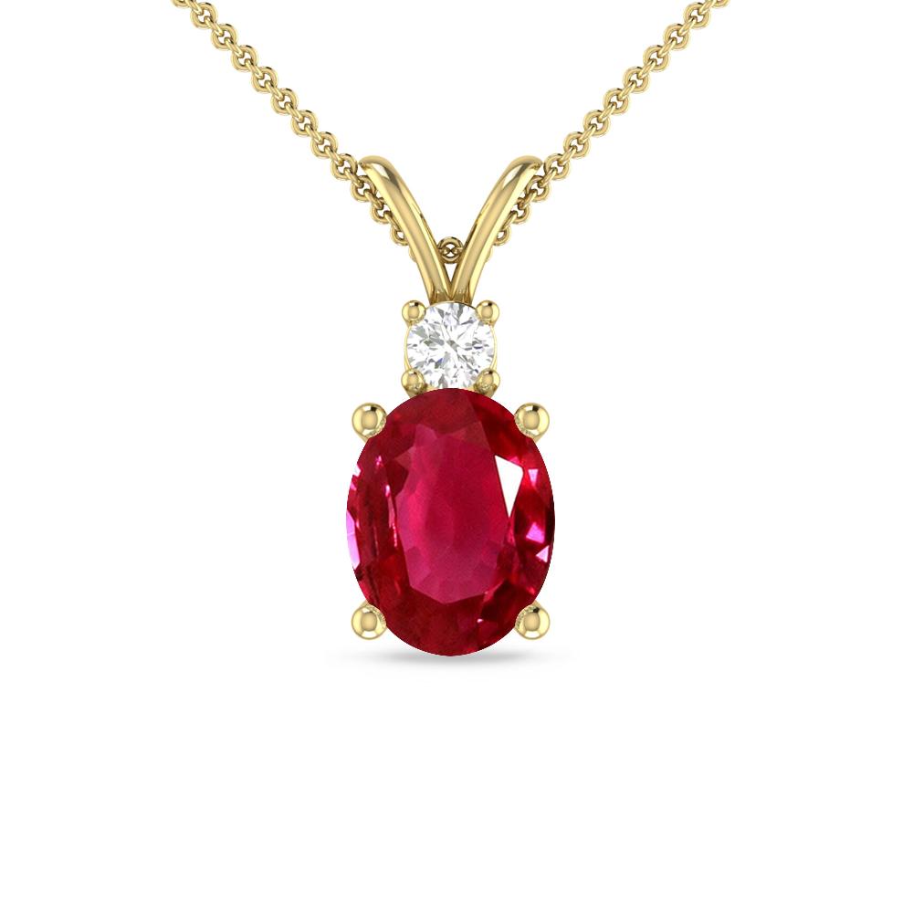 Yellow Gold - Ruby