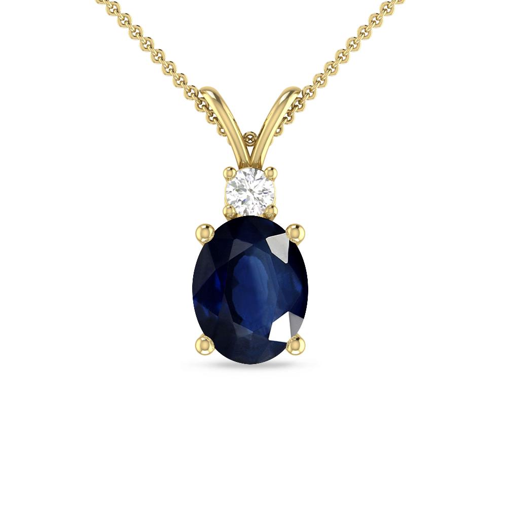 Yellow Gold - Sapphire