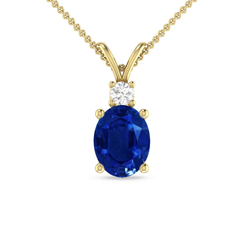 Yellow Gold - Sapphire