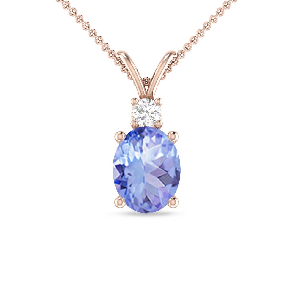 Rose Gold - Tanzanite