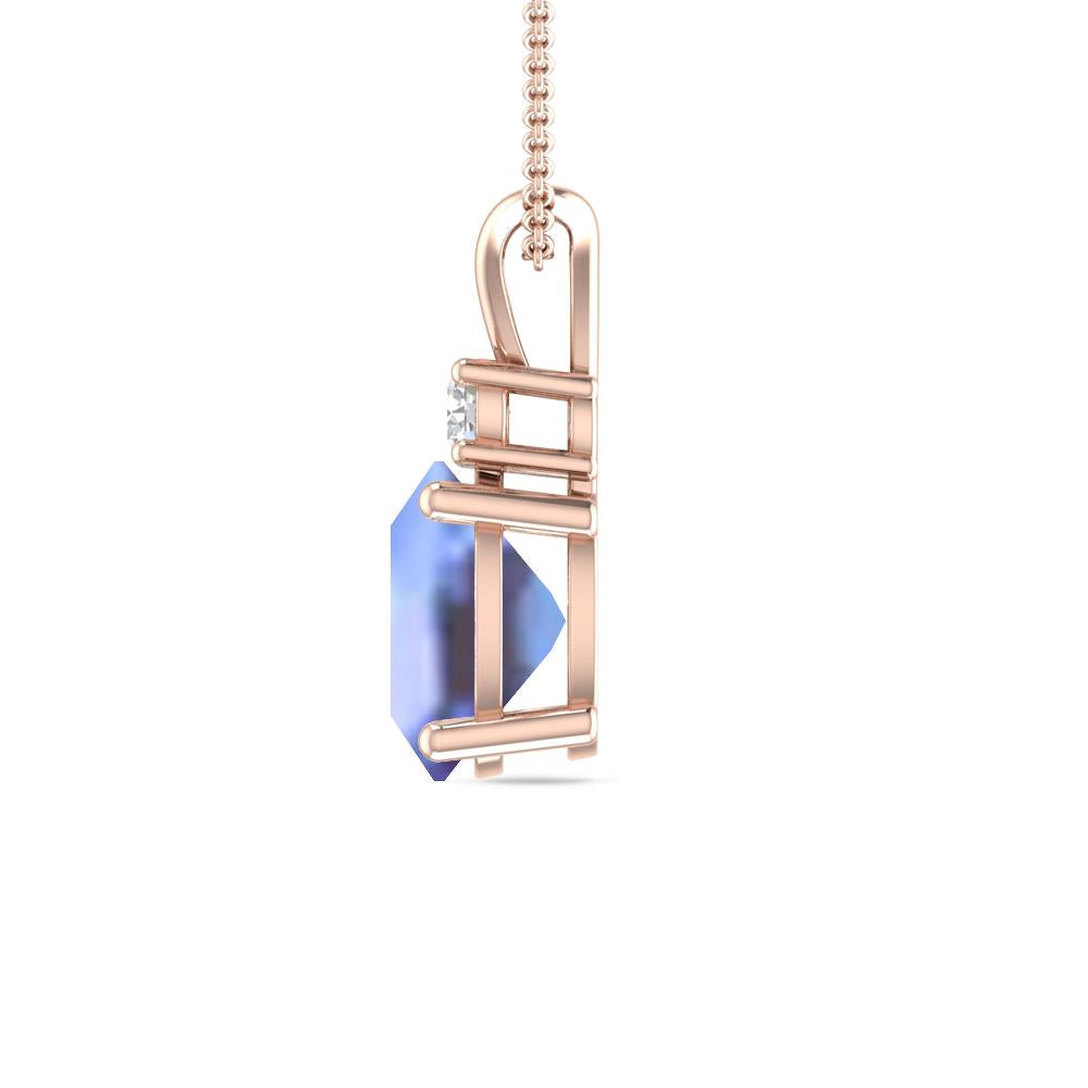 Rose Gold - Tanzanite