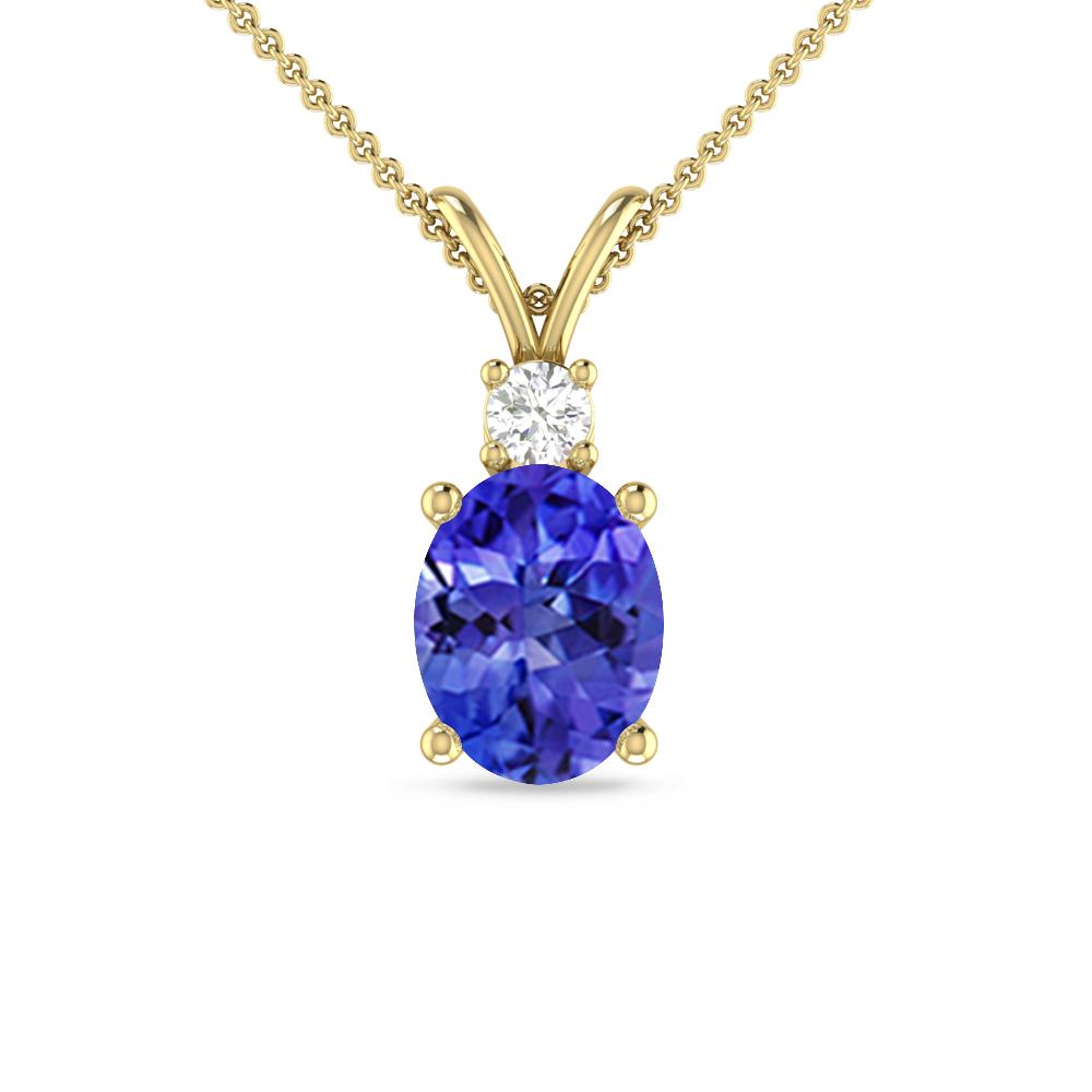 Yellow Gold - Tanzanite