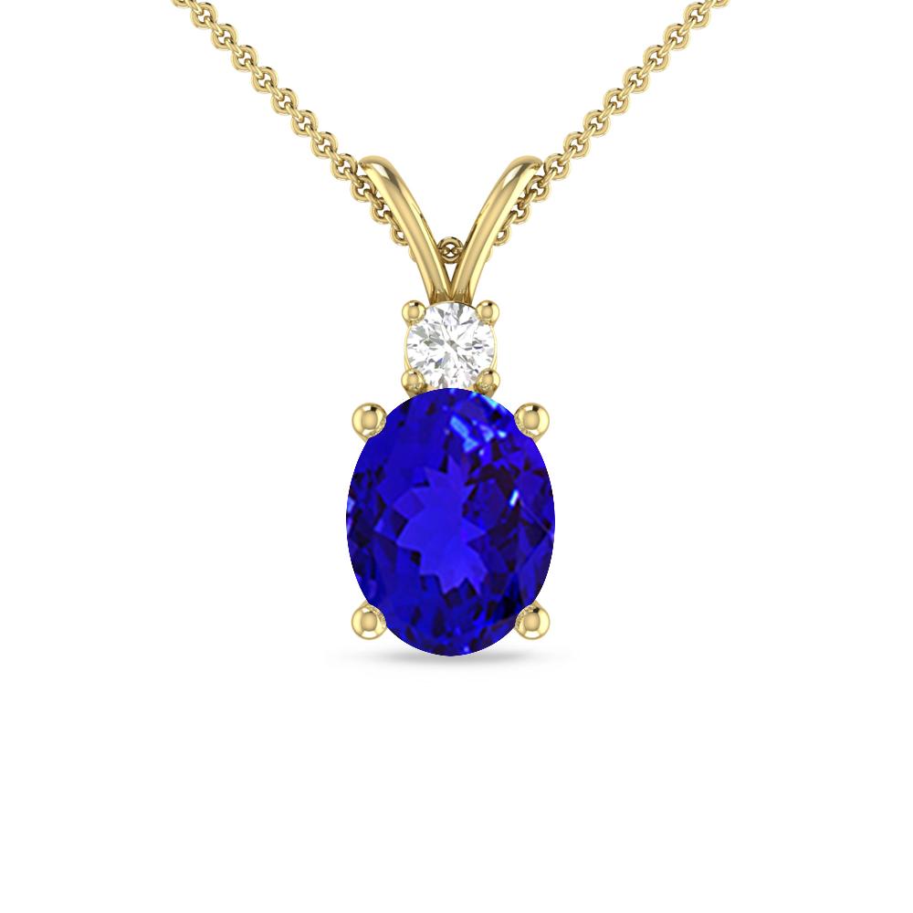 Yellow Gold - Tanzanite