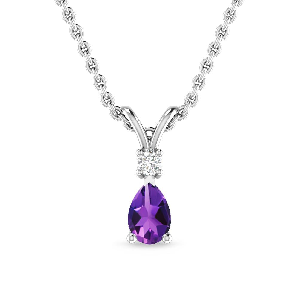 White Gold - Amethyst