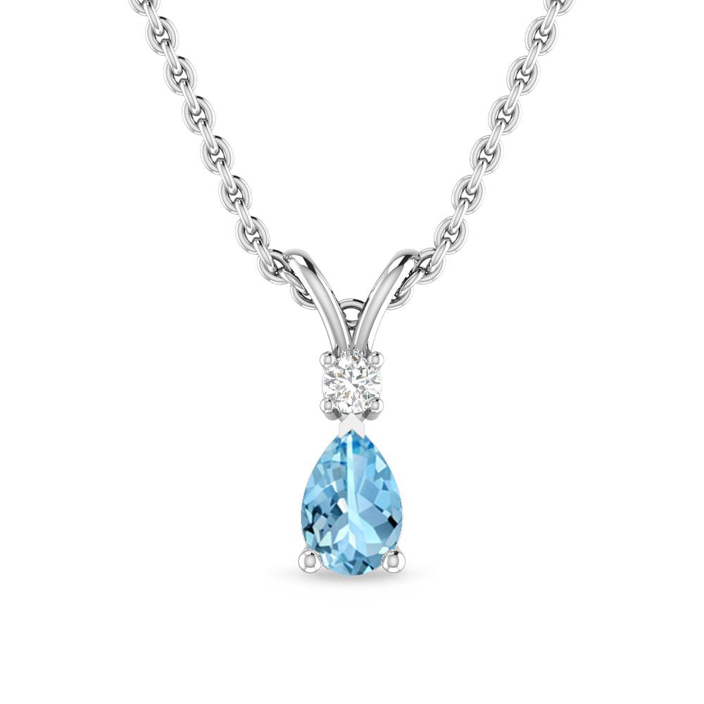 White Gold - Aquamarine