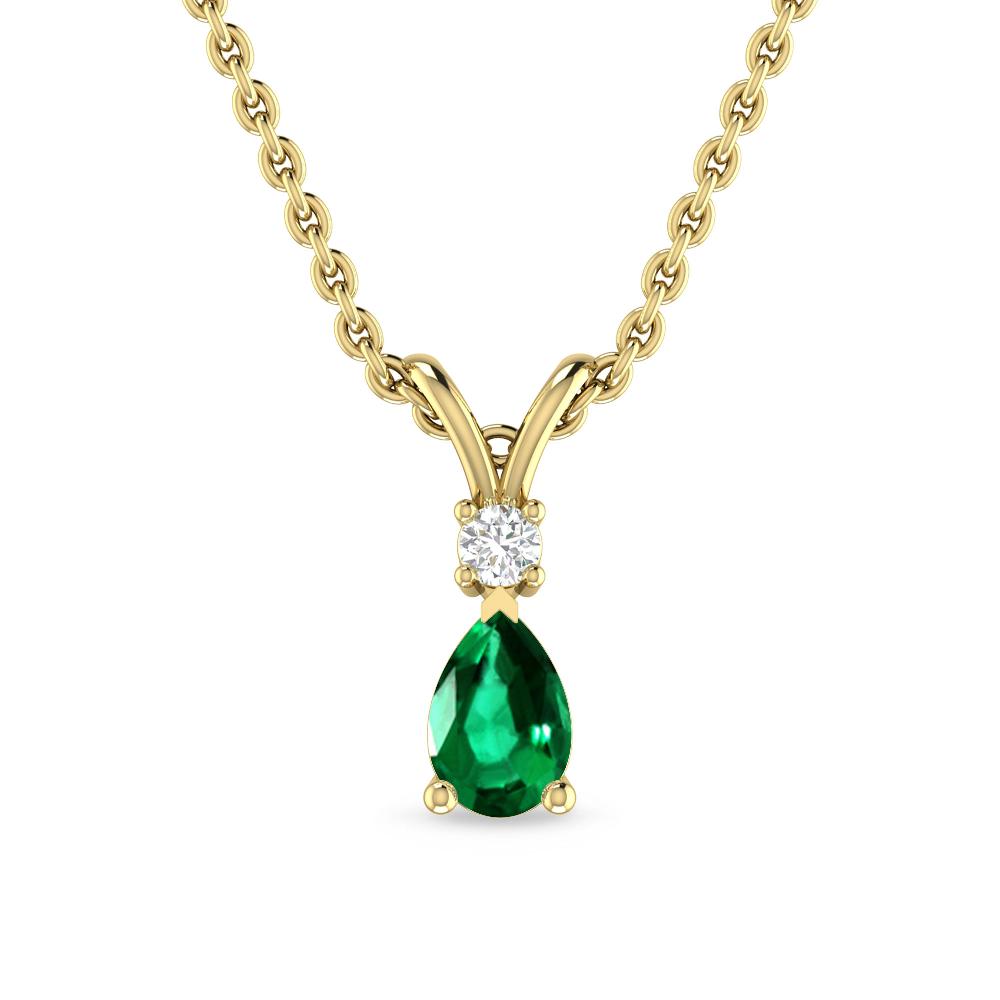 Yellow Gold - Emerald