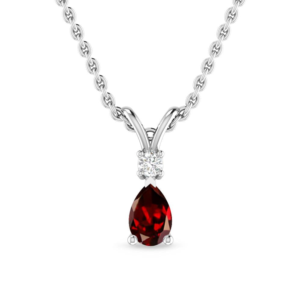 White Gold - Garnet