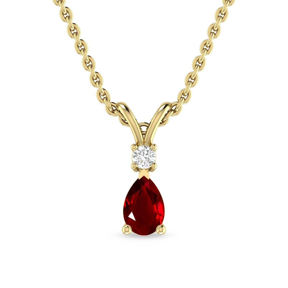 Yellow Gold - Ruby