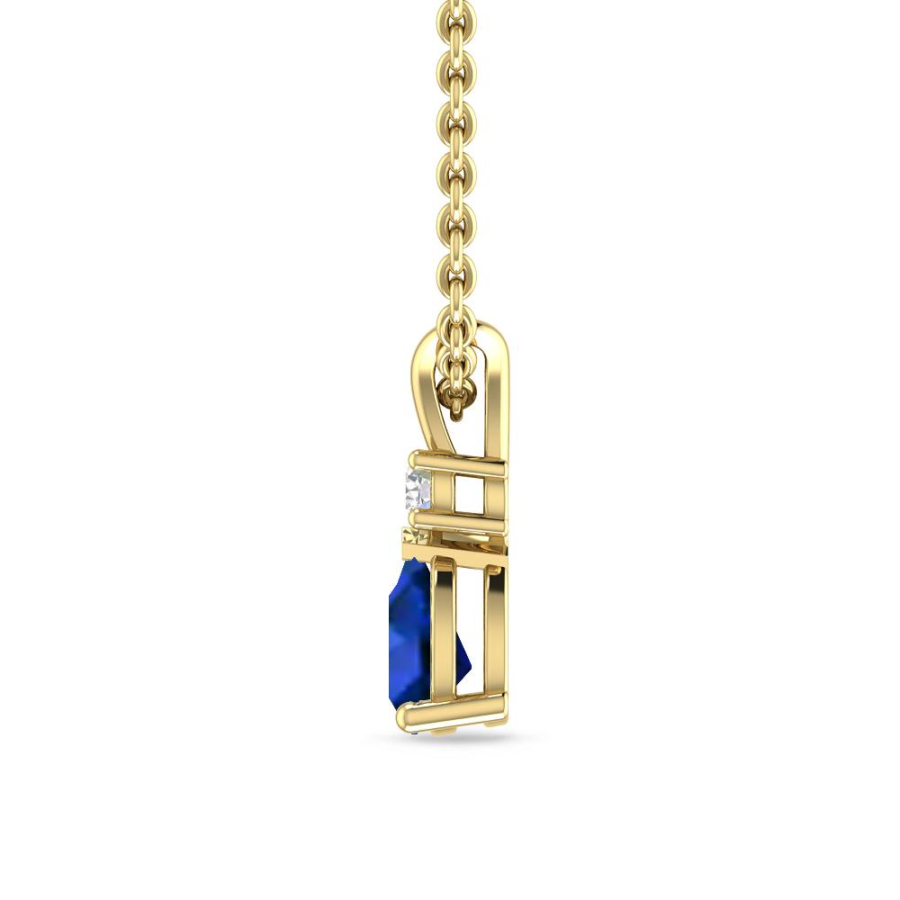 Yellow Gold - Sapphire