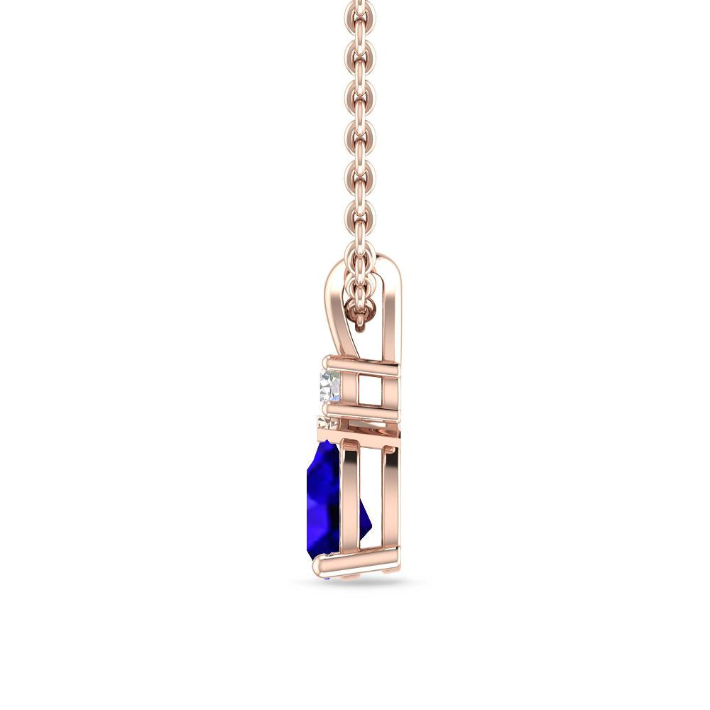 Rose Gold - Tanzanite