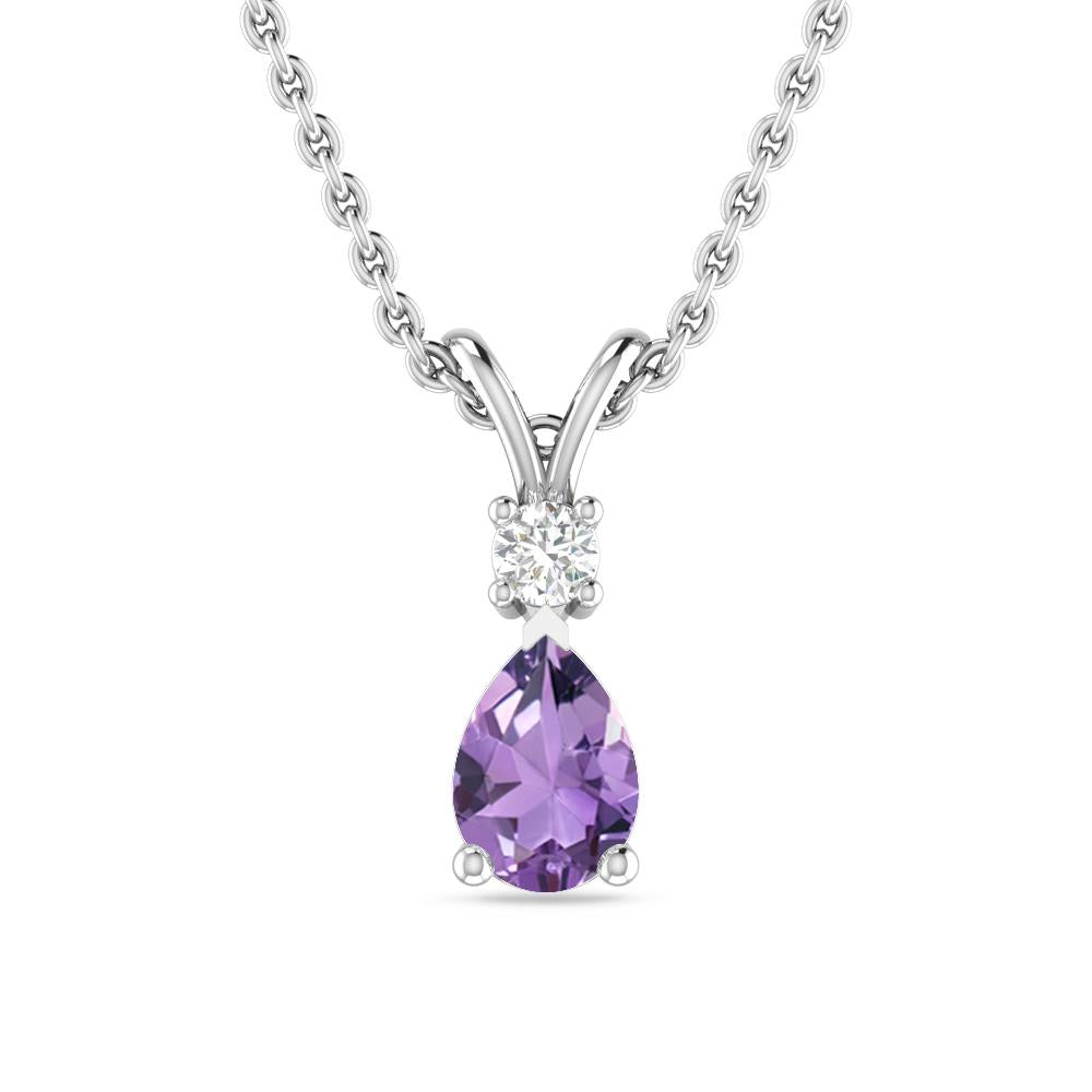 White Gold - Amethyst