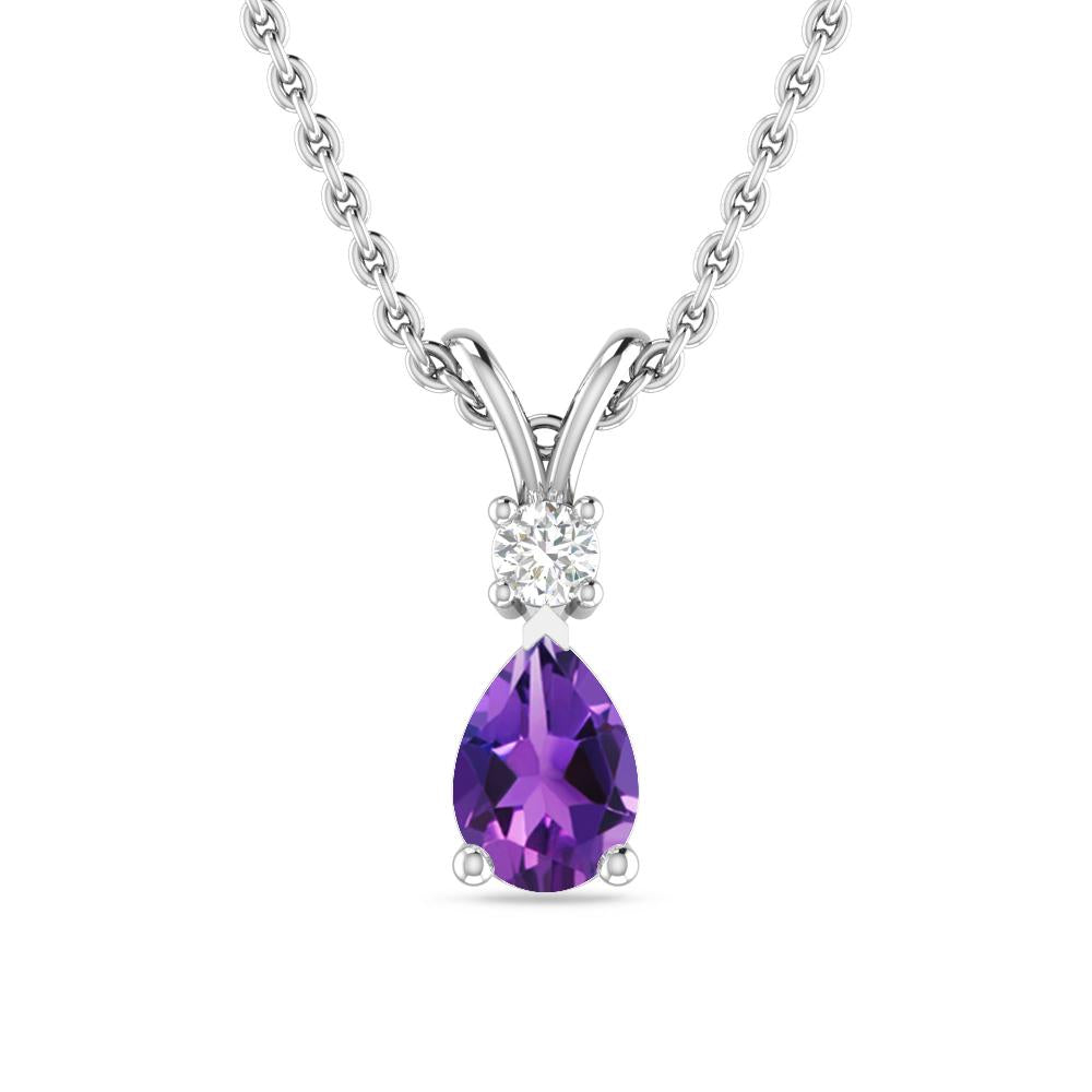 White Gold - Amethyst