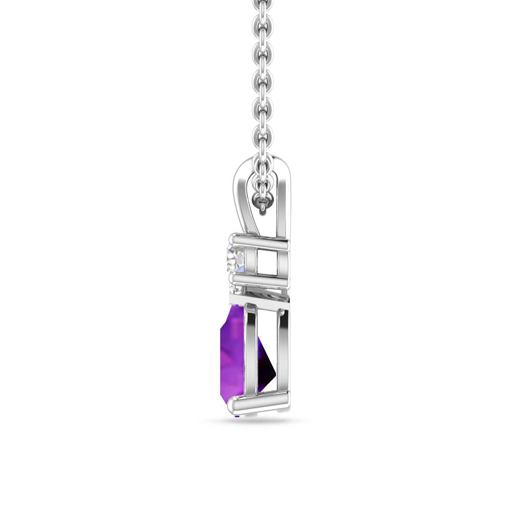 White Gold - Amethyst