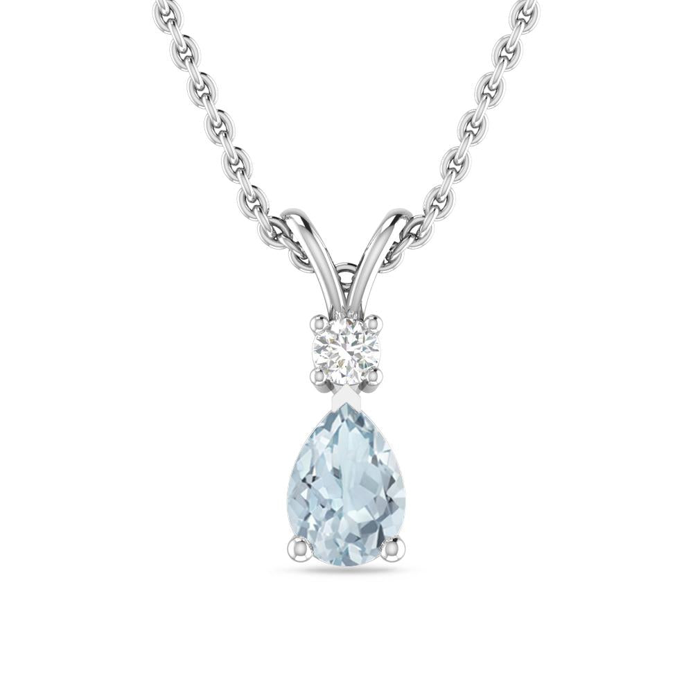 White Gold - Aquamarine