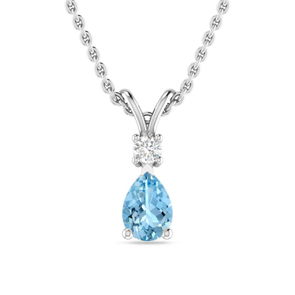 White Gold - Aquamarine