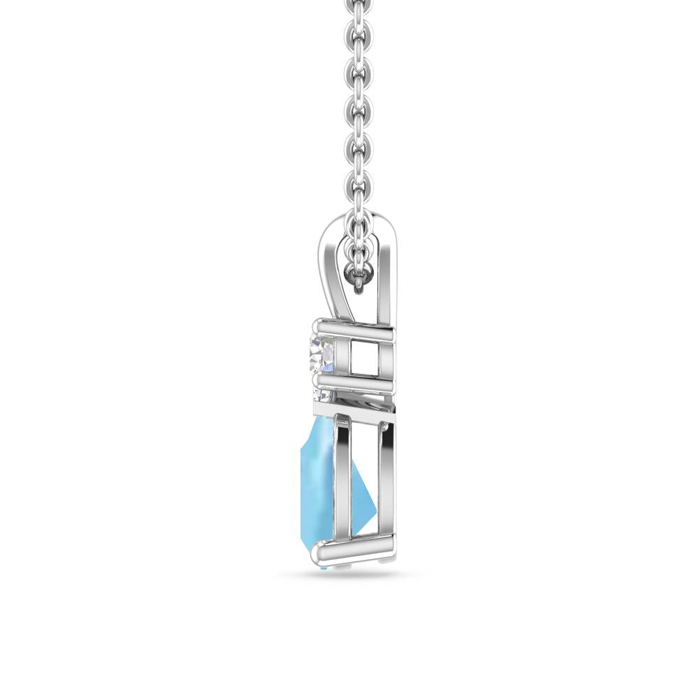 White Gold - Aquamarine