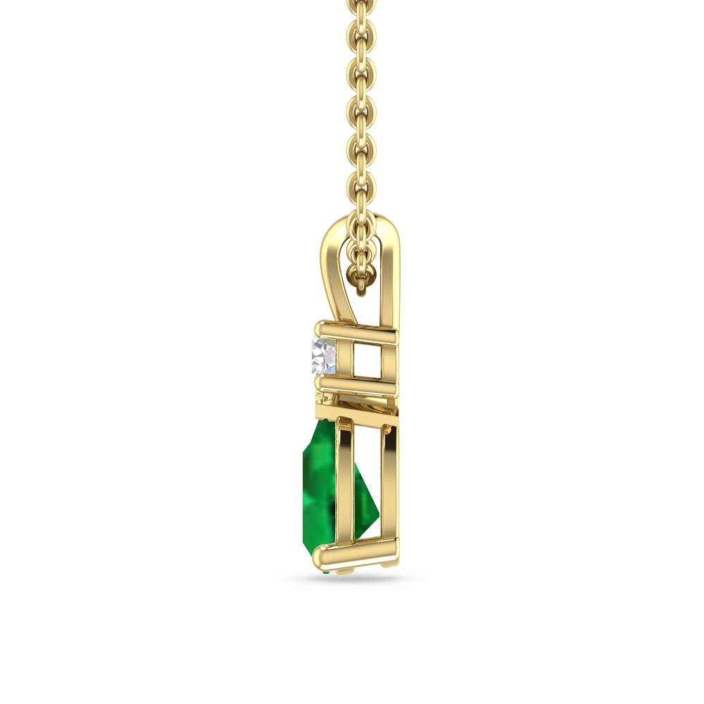 Yellow Gold - Emerald