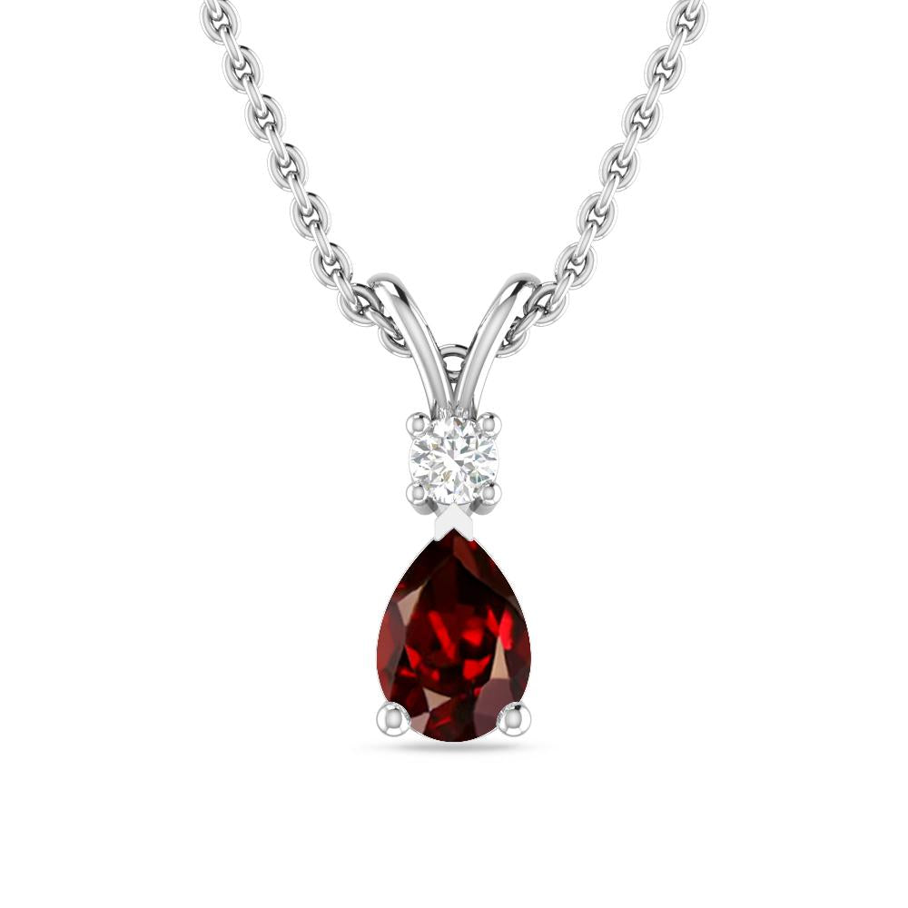 White Gold - Garnet