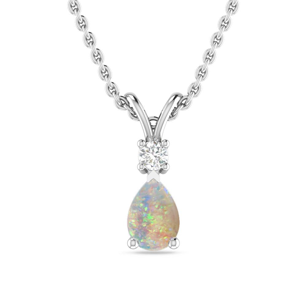 White Gold - Opal