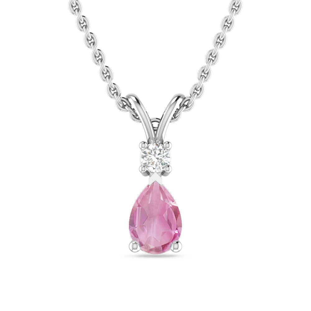 White Gold - Pink Tourmaline