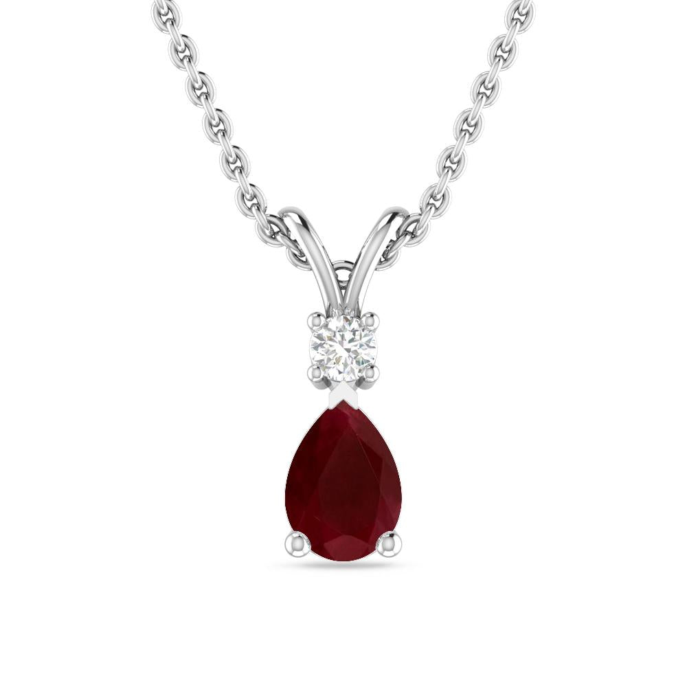 White Gold - Ruby