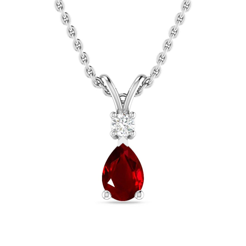 White Gold - Ruby