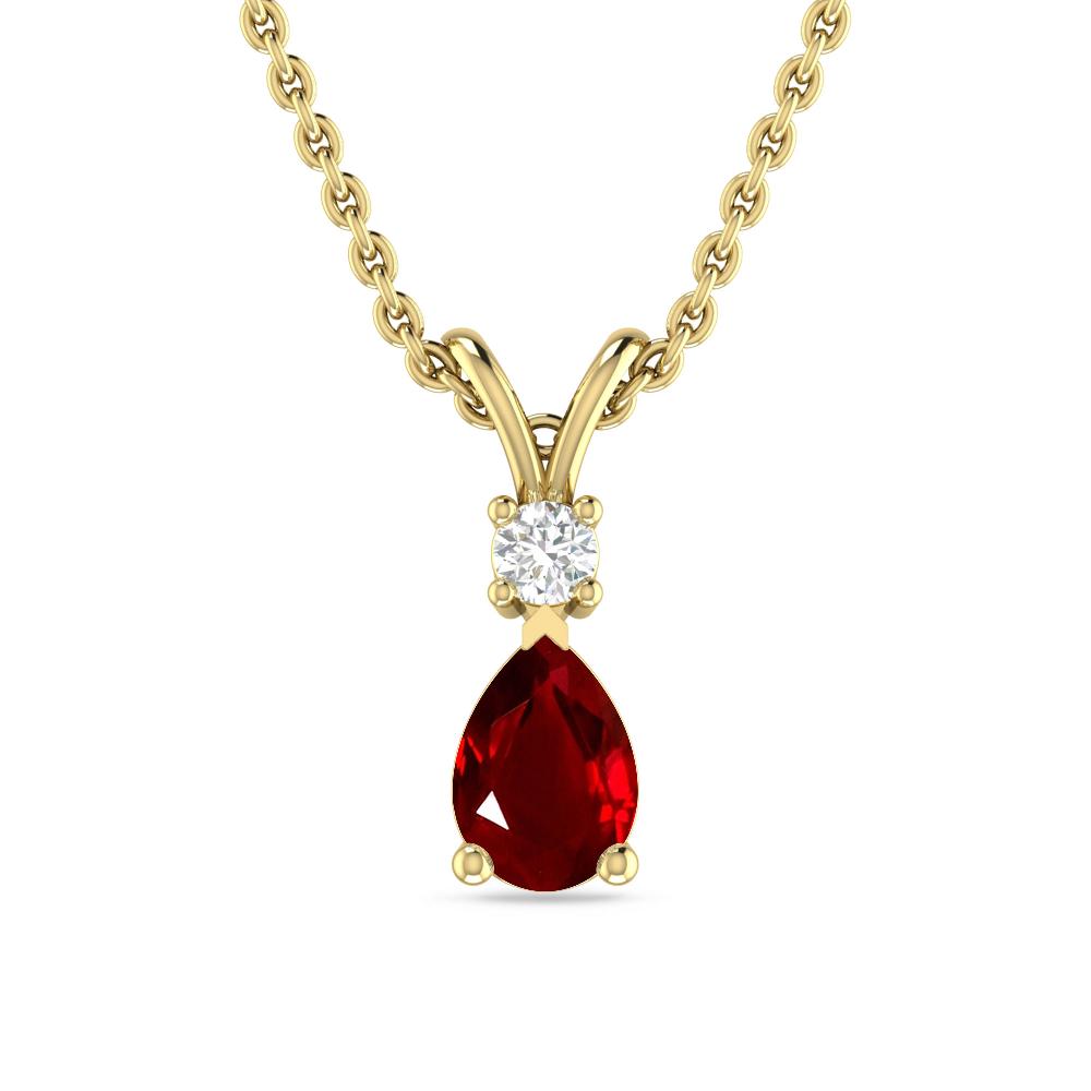 Yellow Gold - Ruby