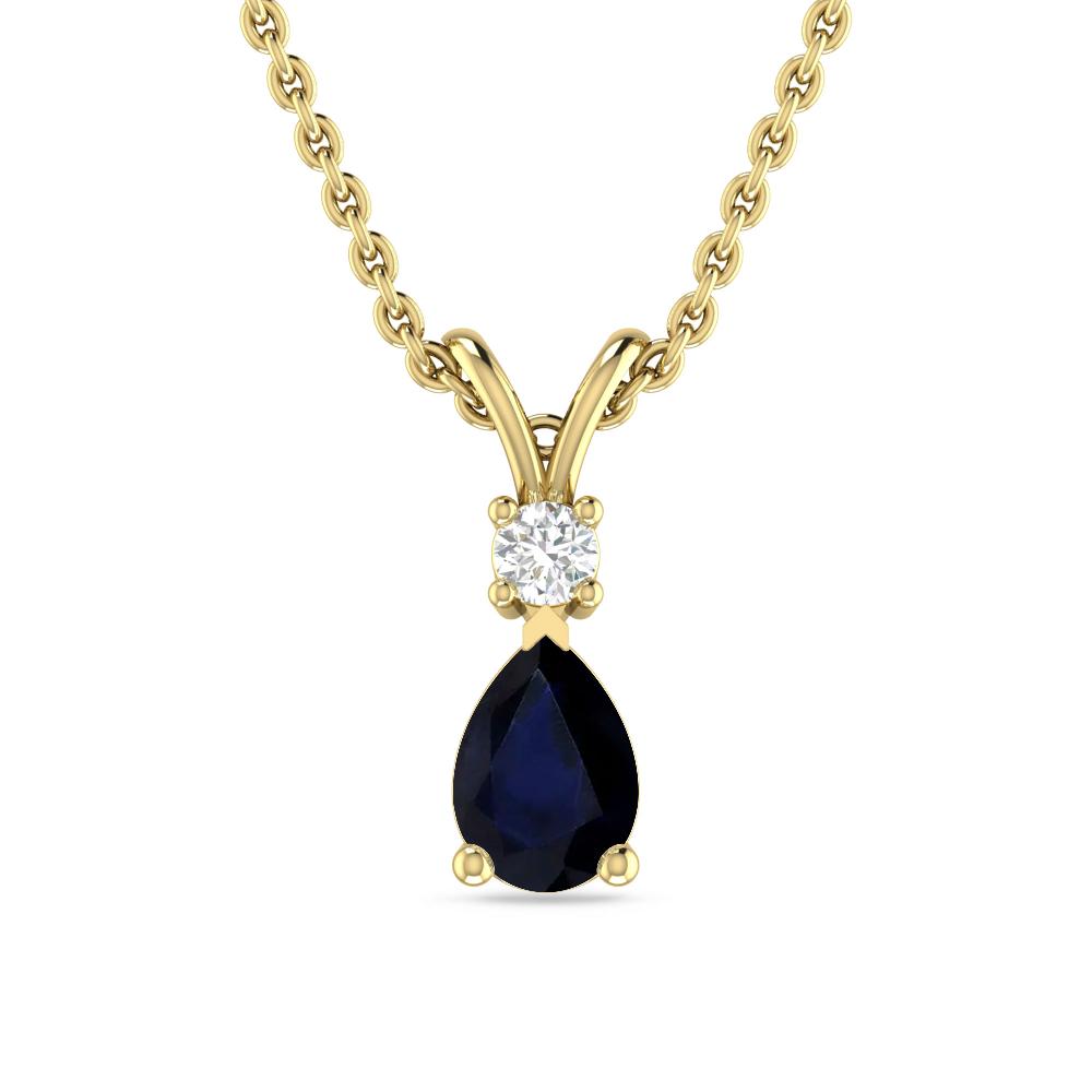 Yellow Gold - Sapphire