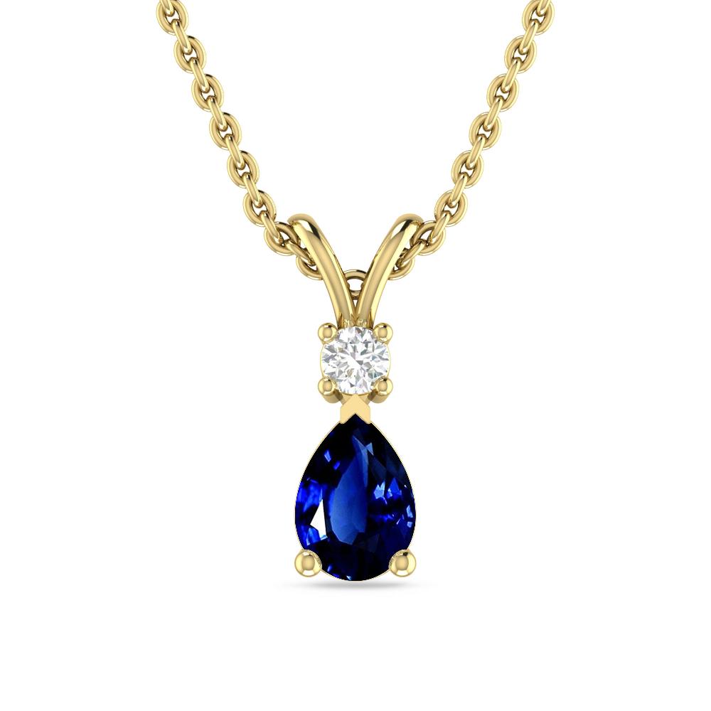 Yellow Gold - Sapphire