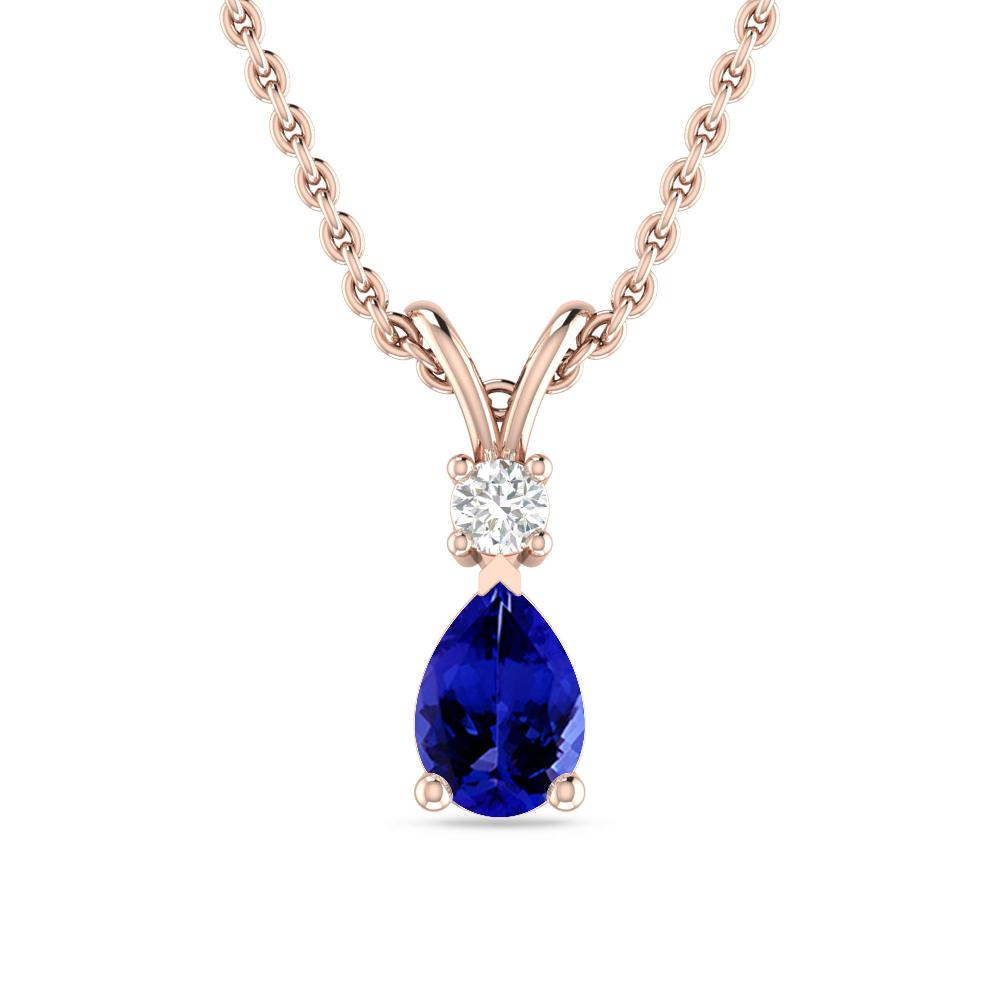 Rose Gold - Tanzanite