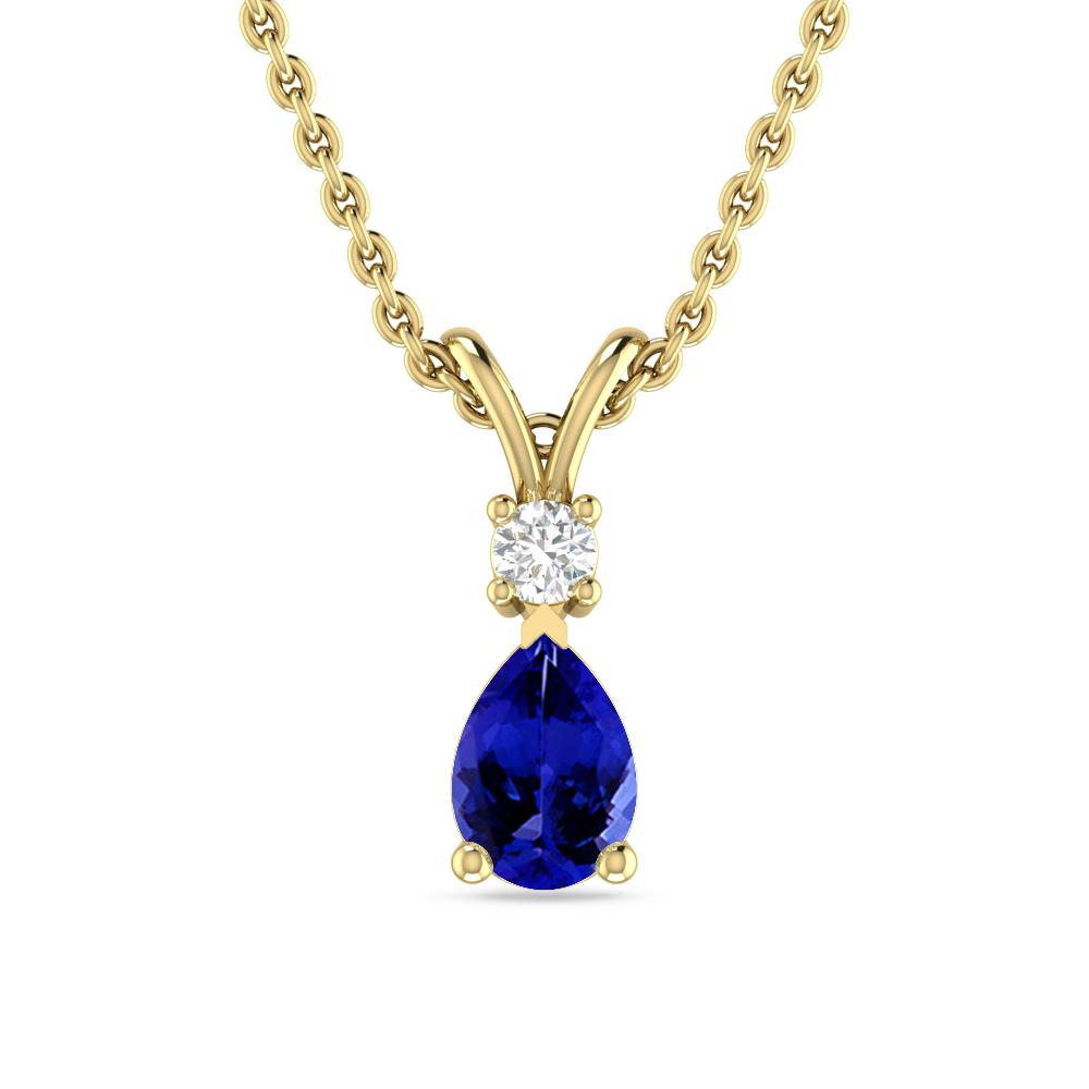 Yellow Gold - Tanzanite