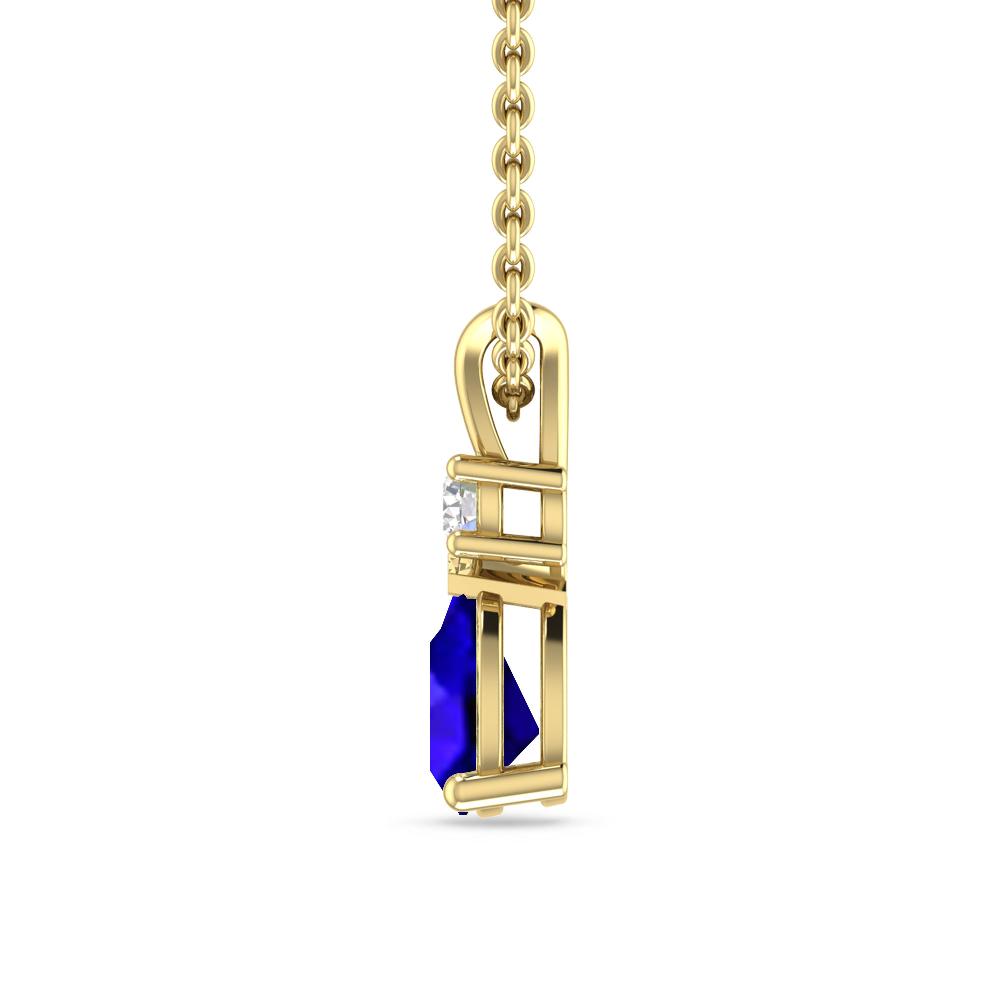 Yellow Gold - Tanzanite