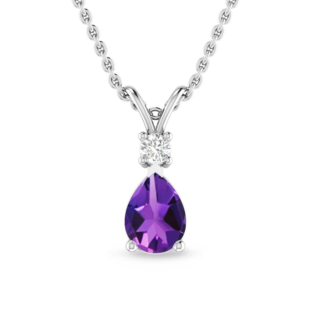 White Gold - Amethyst