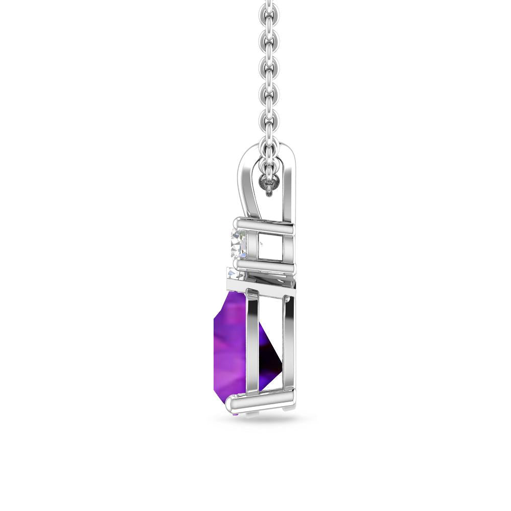 White Gold - Amethyst