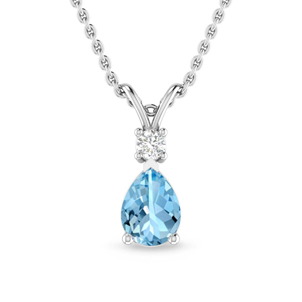 White Gold - Aquamarine