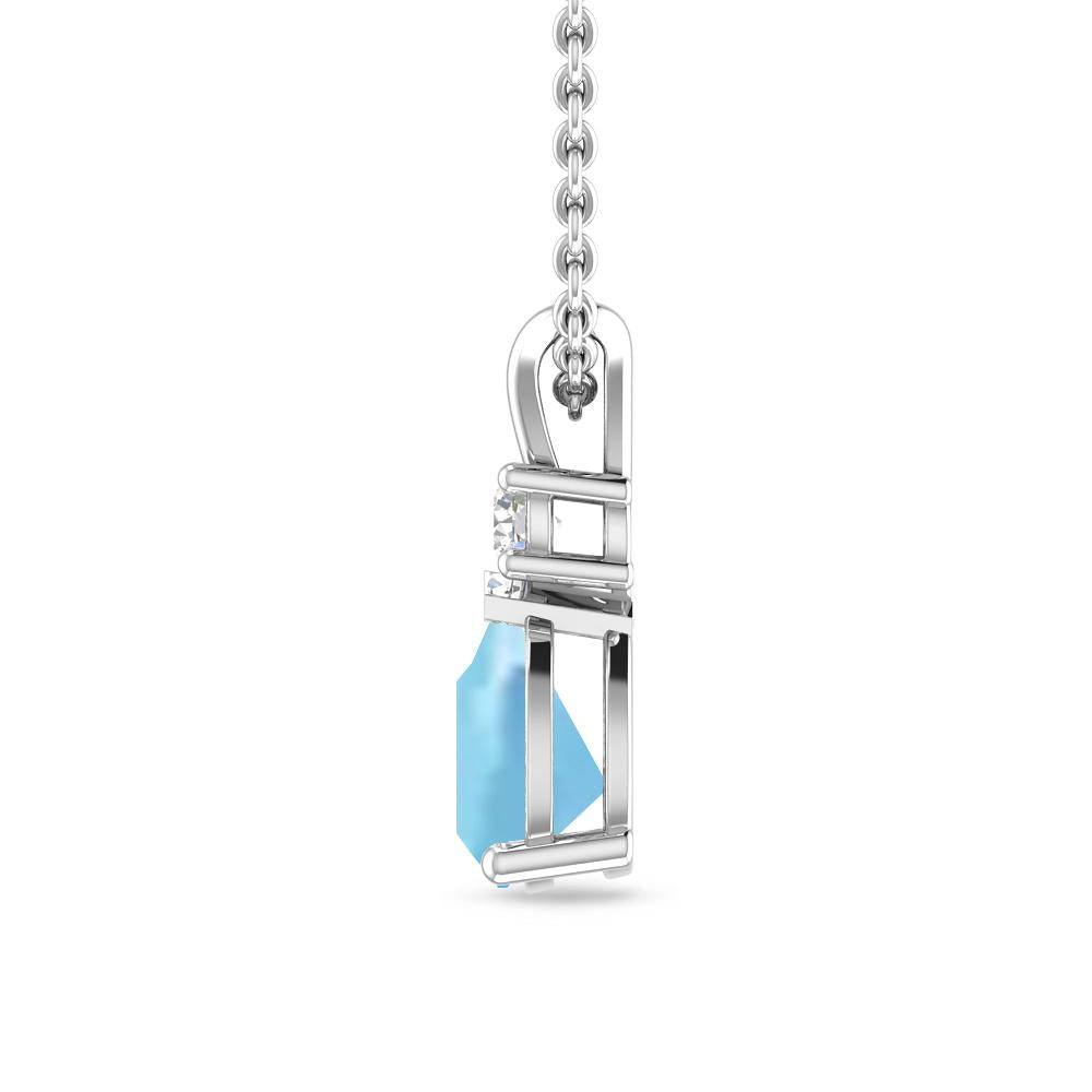 White Gold - Aquamarine