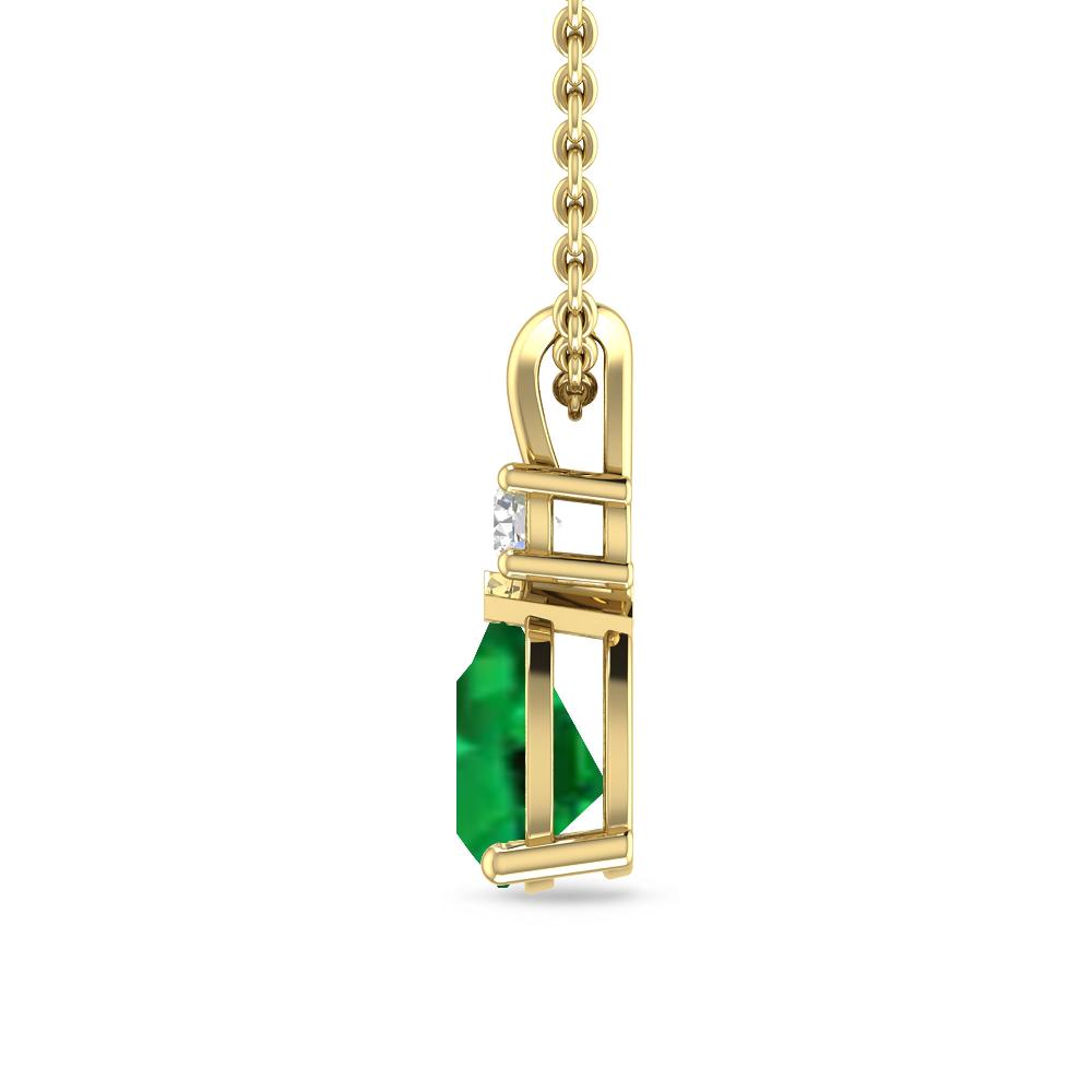 Yellow Gold - Emerald