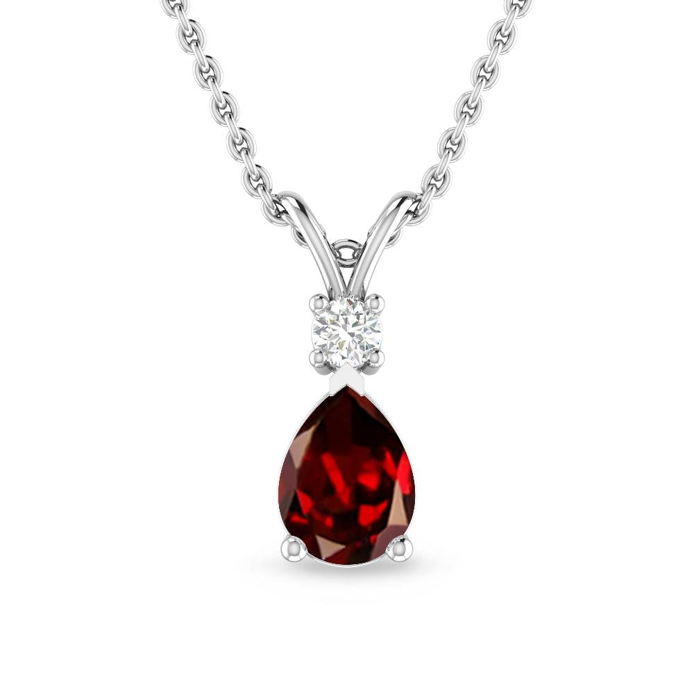 White Gold - Garnet