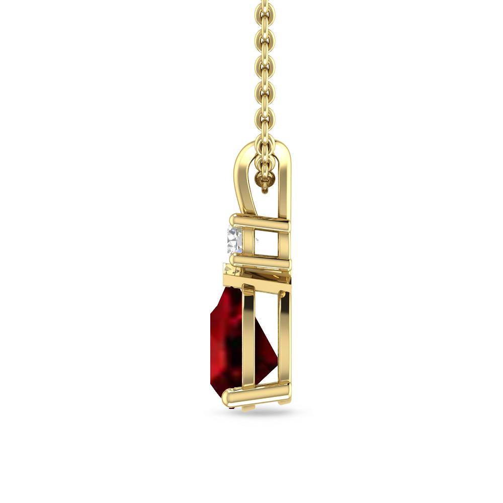 Yellow Gold - Garnet