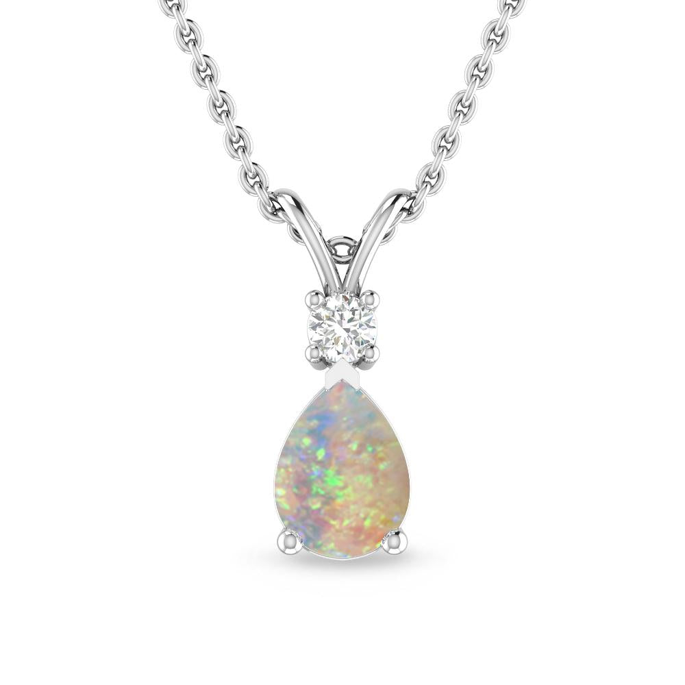 White Gold - Opal