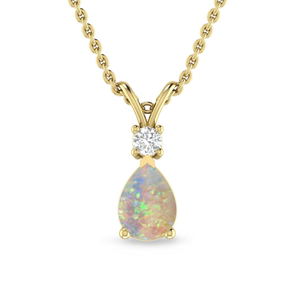 Yellow Gold - Opal