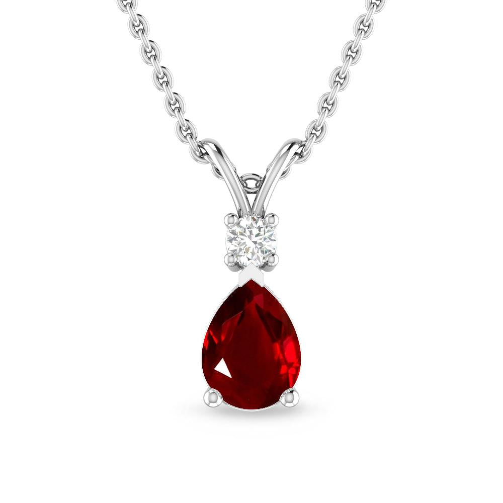 White Gold - Ruby