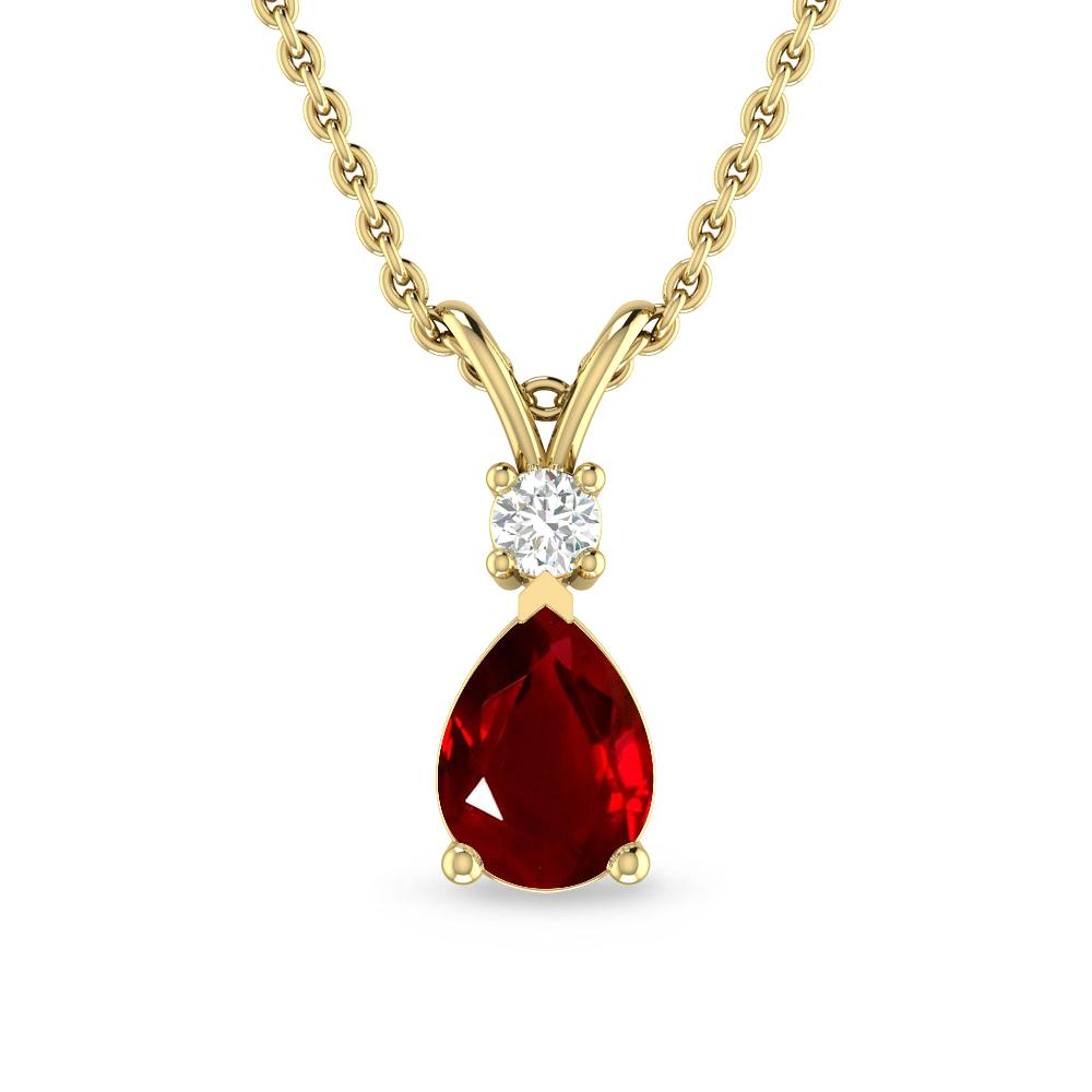 Yellow Gold - Ruby