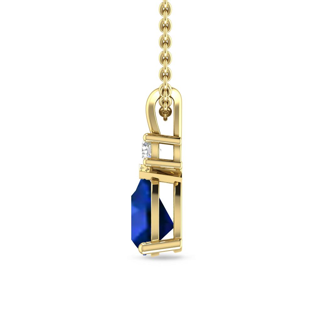 Yellow Gold - Sapphire