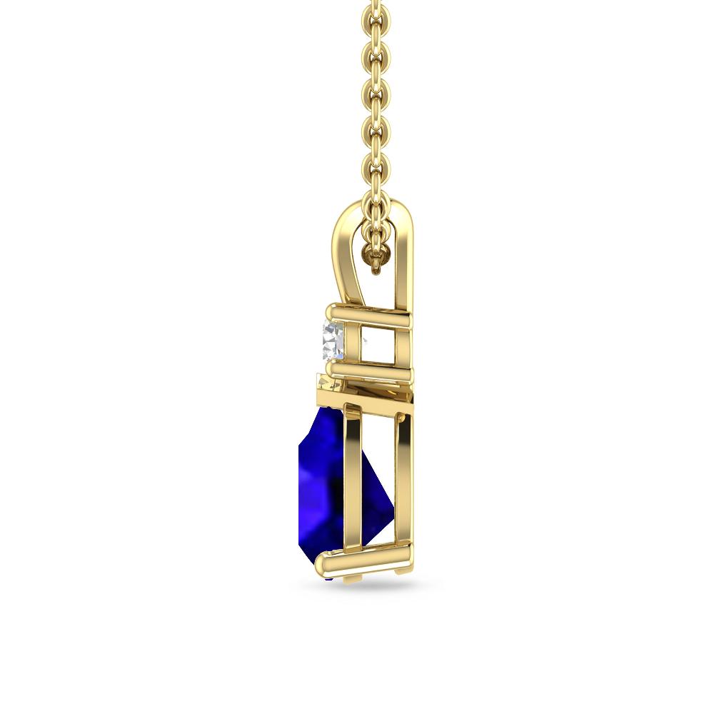 Yellow Gold - Tanzanite