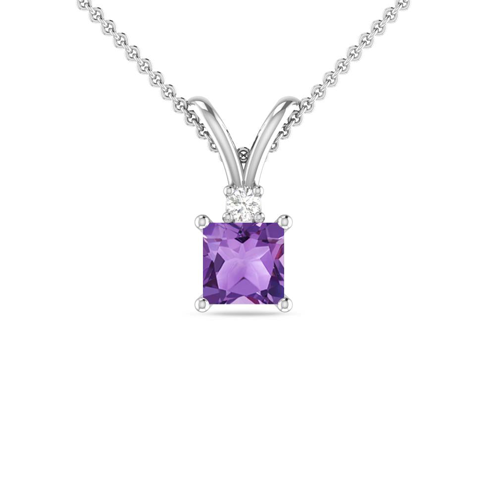 White Gold - Amethyst