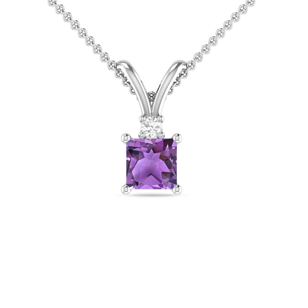 White Gold - Amethyst