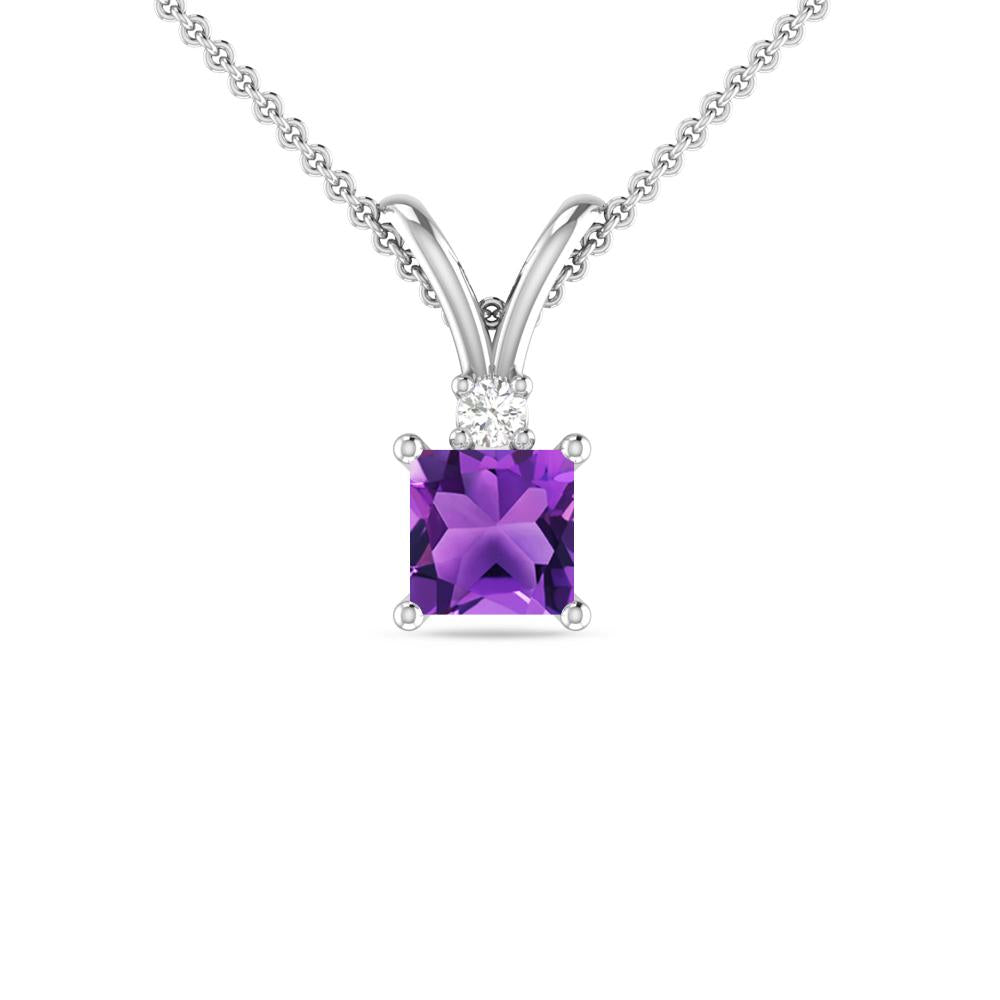 White Gold - Amethyst