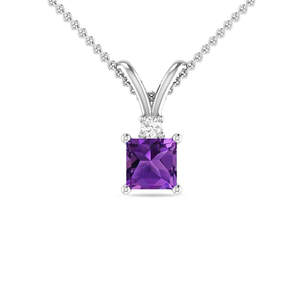 White Gold - Amethyst